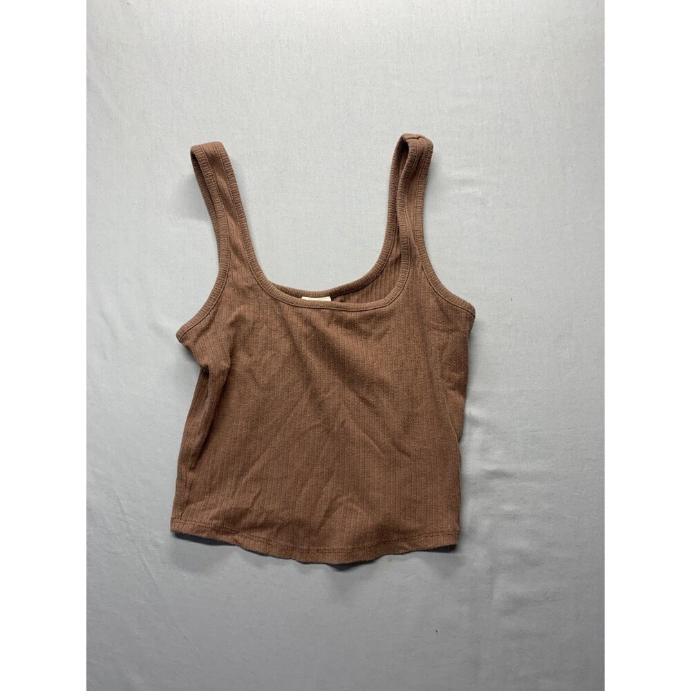 Destined Brown Tank Top Shirt Size Small